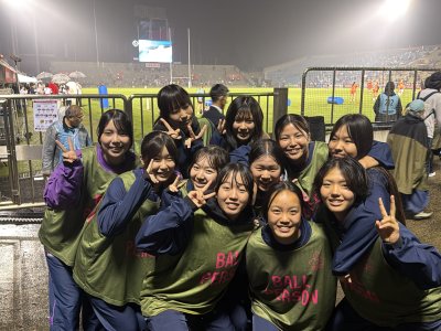 【活動報告】横河武蔵野アルテミ・スターズユース 女子日本代表の記念すべき100試合目で、ユース11名がボールパーソンを務めました！